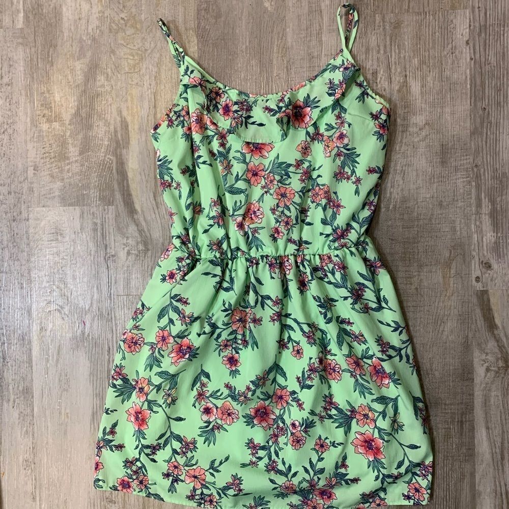 Decree mint floral strap dress - Picture 6 of 11